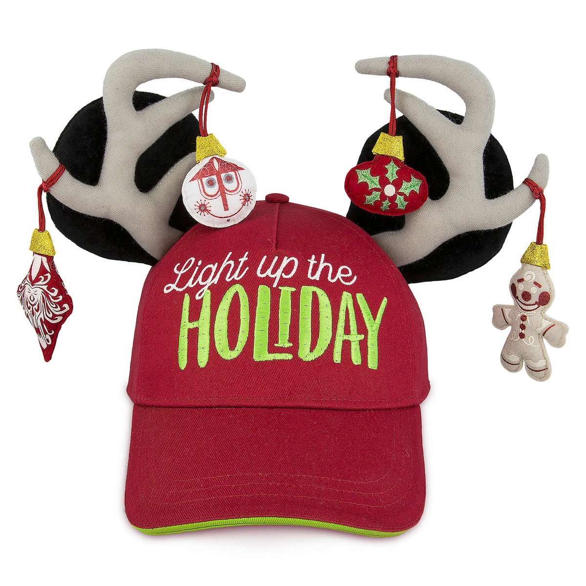 Disney Hat - Baseball Cap - Light Up The Holiday - Reindeer 1 Disney Hat - Baseball Cap - Light Up The Holiday - Reindeer