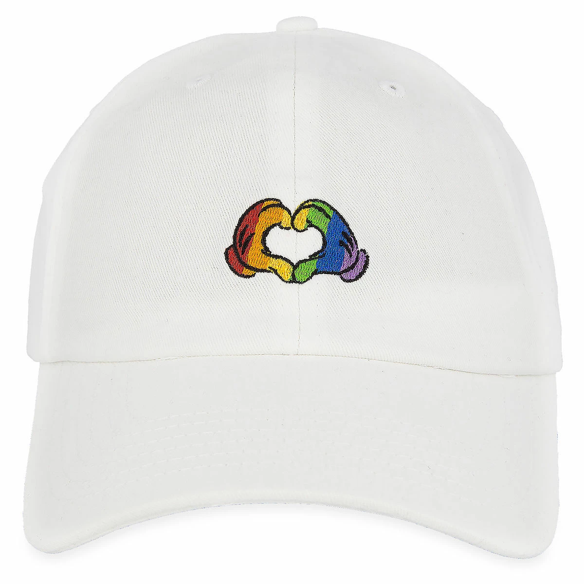 Disney Hat - Baseball Cap - Mickey Mouse Rainbow Heart 1 Disney Hat - Baseball Cap - Mickey Mouse Rainbow Heart