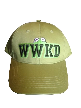Disney Hat - Baseball Cap - WWKD - What Would Kermit Do? 1 Disney Hat - Baseball Cap - WWKD - What Would Kermit Do?