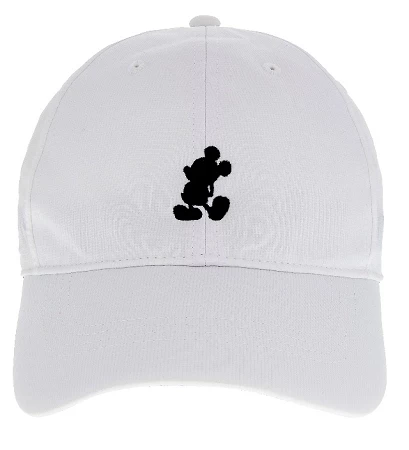 Disney Hat - Nike Baseball Cap - Mickey Mouse Standing - White 1 Disney Hat - Nike Baseball Cap - Mickey Mouse Standing - White