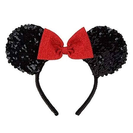 Disney Headband Hat - Sequined Minnie Mouse - Black 1 Disney Headband Hat - Sequined Minnie Mouse - Black