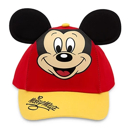 Disney Hat - Baseball Cap - Mickey Mouse - Red/Gold 1 Disney Hat - Baseball Cap - Mickey Mouse - Red/Gold