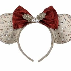 Disney Ears Headband - Minnie Mouse - Holiday BaubleBar