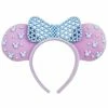 Disney Ears Headband - Minnie Beaded - Pink & Blue