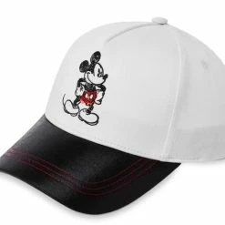 Disney Hat - Baseball Cap - Mickey Mouse Sequined - Black & White