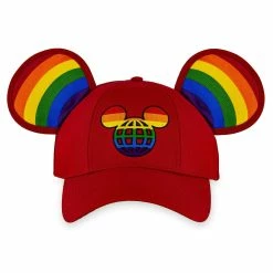 Disney Hat - Baseball Cap - Rainbow Mickey Mouse Ears
