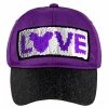 Disney Hat - Baseball Cap - Mickey Mouse LOVE - Purple