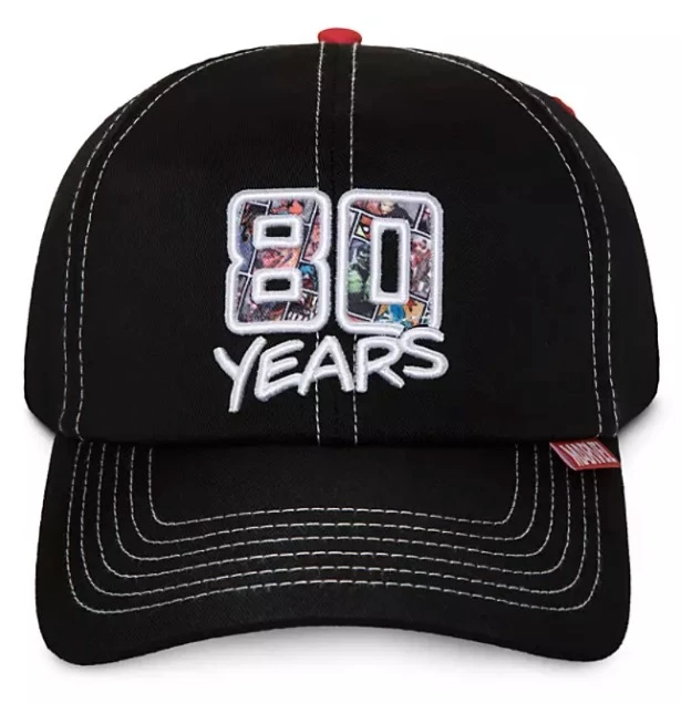Disney Hat - Baseball Cap - Marvel - 80th Anniversary 1 Disney Hat - Baseball Cap - Marvel - 80th Anniversary