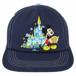 Disney Baseball Cap - Passport Mickey Mouse With Castle - Youth