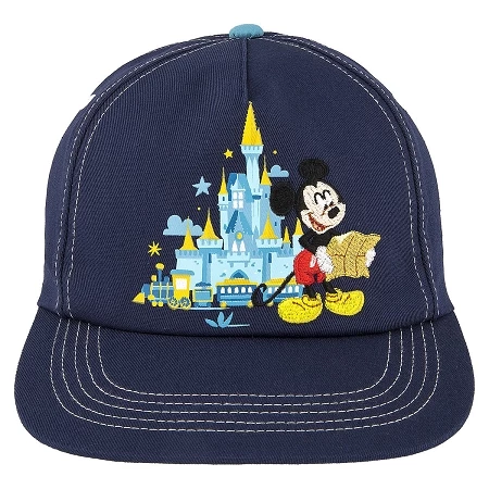 Disney Baseball Cap - Passport Mickey Mouse With Castle - Youth 1 Disney Baseball Cap - Passport Mickey Mouse With Castle - Youth