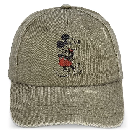Disney Hat - Baseball Cap - Classic Mickey Mouse - Distressed 1 Disney Hat - Baseball Cap - Classic Mickey Mouse - Distressed