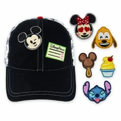 Disney Hat - Baseball Cap - Disney Parks Emoji With Patches