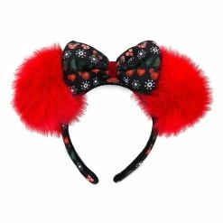 Disney Ears Headband Hat - Holiday Minnie Mouse Pom Pom Ears