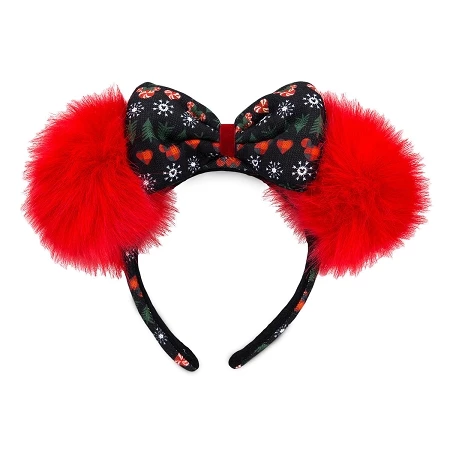 Disney Ears Headband Hat - Holiday Minnie Mouse Pom Pom Ears 1 Disney Ears Headband Hat - Holiday Minnie Mouse Pom Pom Ears