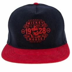Disney Hat - Baseball Cap - Mickey Mouse 1928 - Red & Black