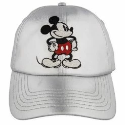 Disney Hat - Baseball Cap - Mickey Bling - Silver