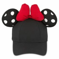 Disney Hat - Baseball Cap - Minnie Mouse Polka Dot Ears - Black