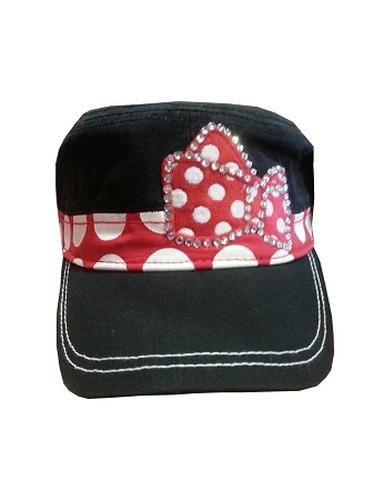 Disney Hat - Baseball Cap - Minnie Mouse Bow With Gems 1 Disney Hat - Baseball Cap - Minnie Mouse Bow With Gems