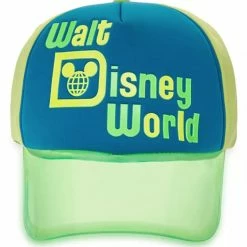 Disney Hat - Baseball Cap - Walt Disney World Neon Visor