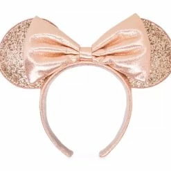 Disney Ears Headband - Minnie Mouse Glitter - Briar Rose Gold