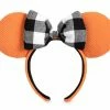 Disney Ears Headband - Minnie Mouse - Orange Corduroy