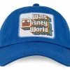 Disney Hat - Baseball Cap - Walt Disney World Logo - Blue