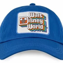 Disney Hat - Baseball Cap - Walt Disney World Logo - Blue