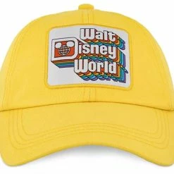 Disney Hat - Baseball Cap - Walt Disney World Logo - Yellow
