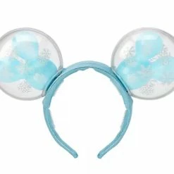 Disney Ears Headband - Mickey Mouse Snowflake Balloon - Light Up