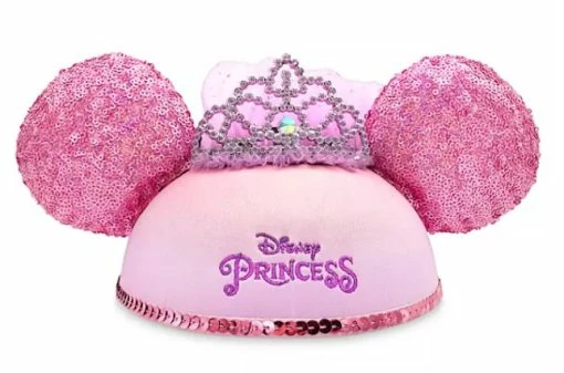 Disney Hat - Ears Hat - Disney Princess With Veil - Sequined -Baseball Hats Shop sc13962