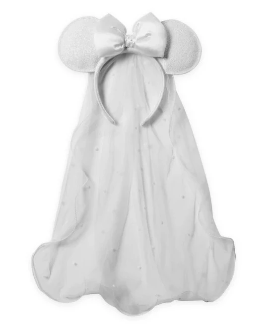 Disney Ears Headband - Minnie Mouse Bridal Ears 1 Disney Ears Headband - Minnie Mouse Bridal Ears