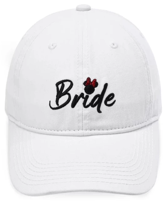 Disney Hat - Baseball Cap - Minnie Mouse Icon Bride 1 Disney Hat - Baseball Cap - Minnie Mouse Icon Bride