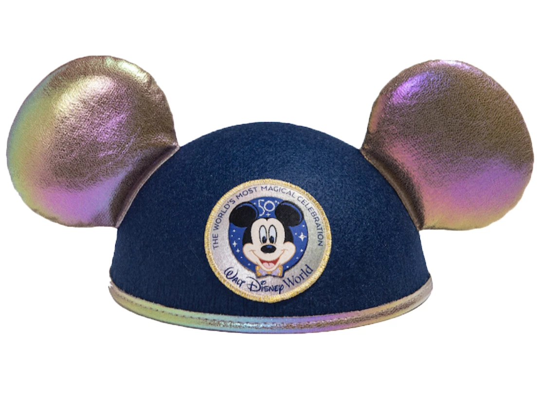 Disney Hat - Ears Hat - 50th Anniversary Celebration 1 Disney Hat - Ears Hat - 50th Anniversary Celebration