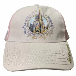Disney Hat - Baseball Cap - 50th Anniversary - Castle - Pink
