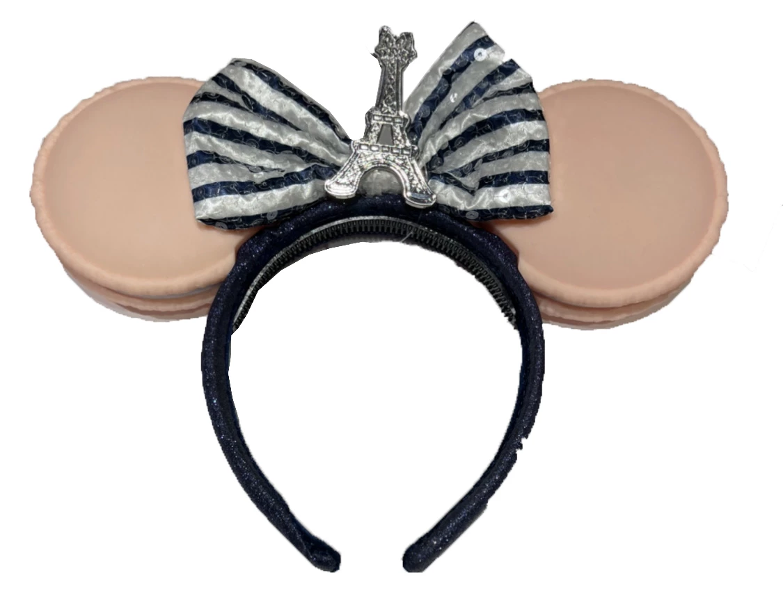 Disney Ears Headband - Minnie Mouse - Epcot France Macaron 1 Disney Ears Headband - Minnie Mouse - Epcot France Macaron