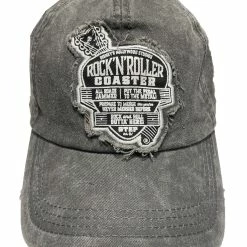 Disney Hat - Baseball Cap - Rock N Roller Coaster - Grey