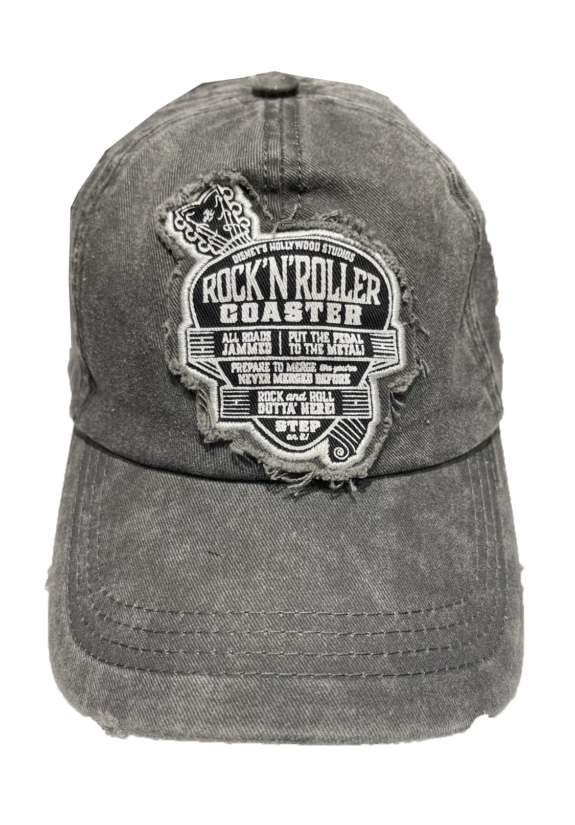 Disney Hat - Baseball Cap - Rock N Roller Coaster - Grey 1 Disney Hat - Baseball Cap - Rock N Roller Coaster - Grey