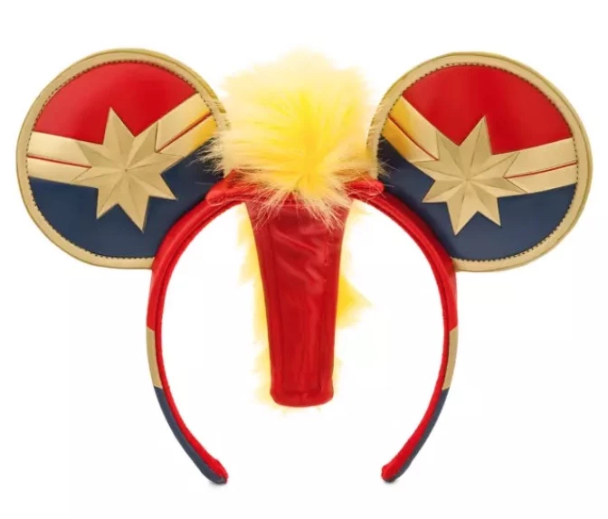 Disney Ears Headband - Marvel's Captain With Hair 1 Disney Ears Headband - Marvel's Captain With Hair