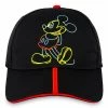 Disney Hat - Baseball Cap - Mickey Mouse 80s Flashback - Black